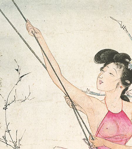东昌-胡也佛的仕女画和最知名的金瓶梅秘戏图